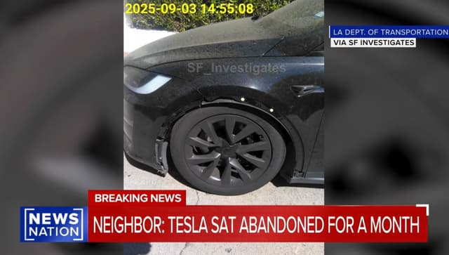 D4vd's abandoned Tesla was ticketed 2