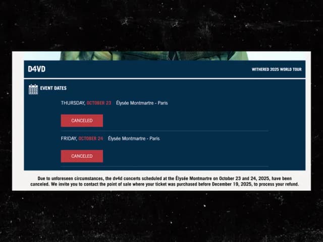 Tour dates pulled or cancelled; team says he is cooperating 2